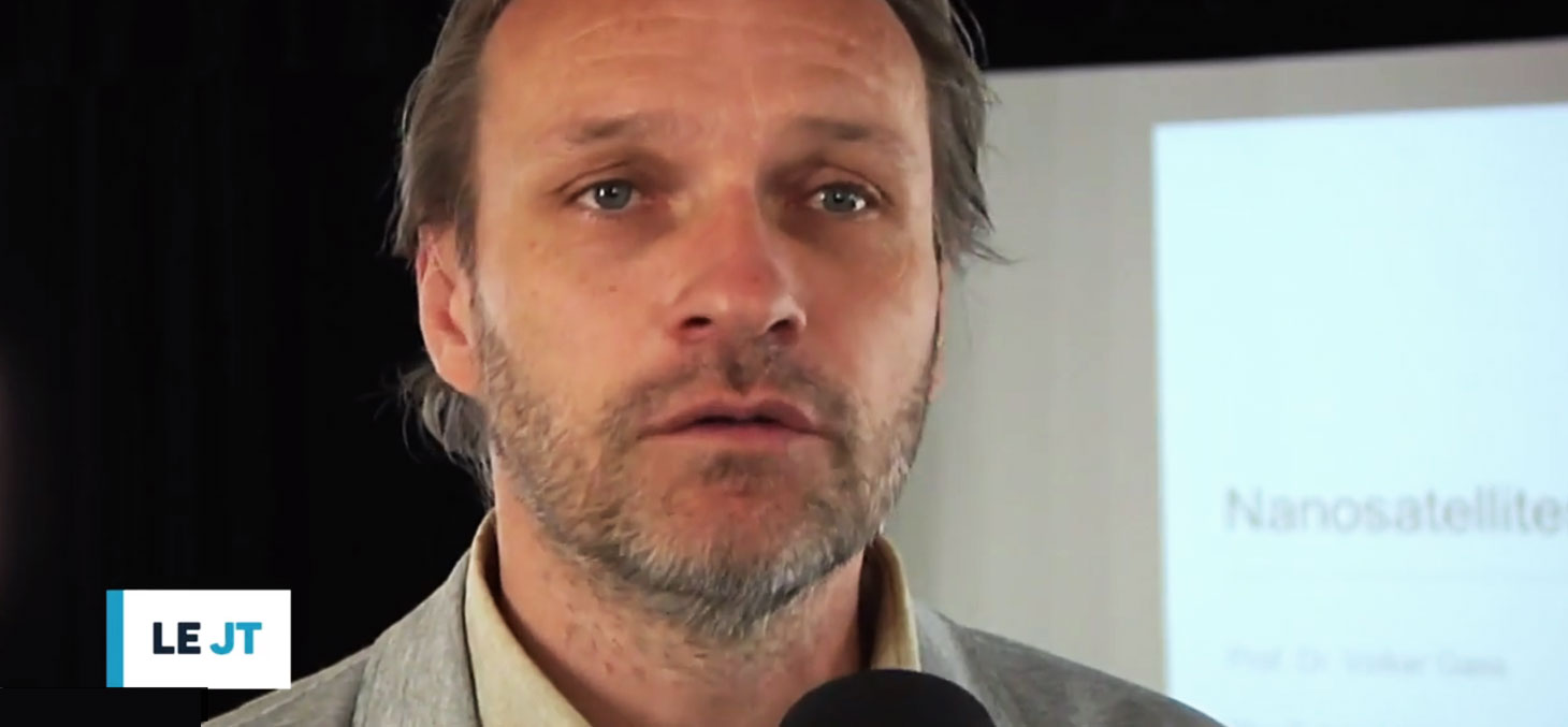 Mathieu Barthélémy lors du reportage de Télégrenoble